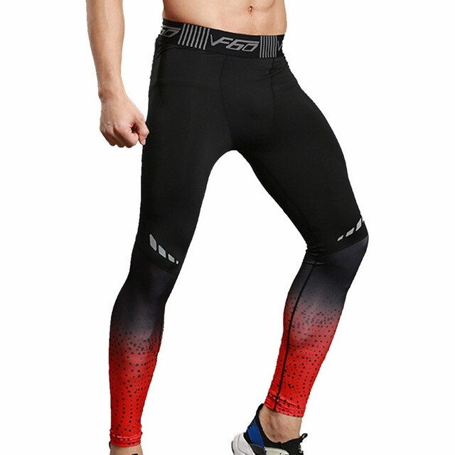 Men Compression Pant Running Tights Quick Dry Sport Leggings Gym