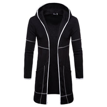 Load image into Gallery viewer, Mens New Style Autumn Winter Coat Warm  Trench New Fashion Long Overcoat Casual Solid Outwear Cardigan
