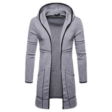Load image into Gallery viewer, Mens New Style Autumn Winter Coat Warm  Trench New Fashion Long Overcoat Casual Solid Outwear Cardigan
