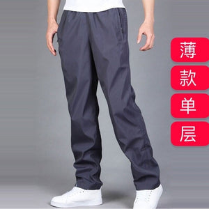 Men's Sweatpant Trousers Autumn Winter Plus Velvet Warm