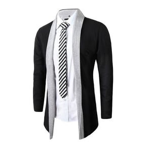 Men's Jackets male Fashion Cardigan Jacket Slim Fit Long Sleeve Casual Coat Fashion Plus Size men's Jacket veste homme