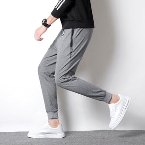 Sweatpants Men Jogger Full Sportswear Pants Casual Elastic Cotton 2020