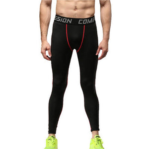 Men Running Tights Pants 2020 Men Sports Legging Sportswear Quick Dry Breathable Pro Compression Gym Fitness Athletic Trousers